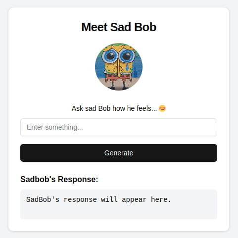 sad bob